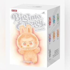 Pop Mart Big Into Energy Monsters Vinyl Labubu Plush NWT